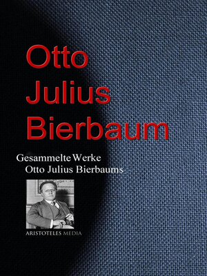 cover image of Gesammelte Werke Otto Julius Bierbaums